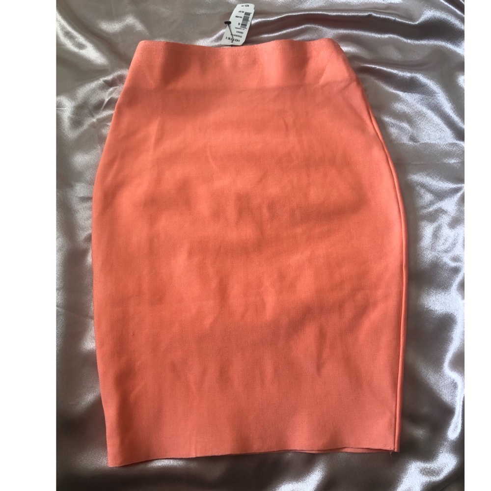 Wow couture bandage midi skirt